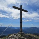 auf dem Gipfel des Gaggio 2267 m.ü.M.