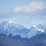 der Blick reicht bis zum Pizzo Badile links und Pizzo Cengalo