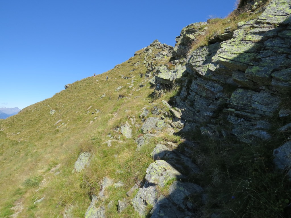 der Bergpfad wird nun Alpiner