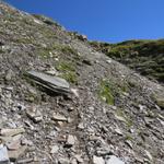 wir haben die steile Scharte des Val Granda fast hinter uns
