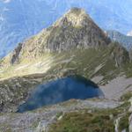 Blick auf die schöne Mulde beim Lago di Canee