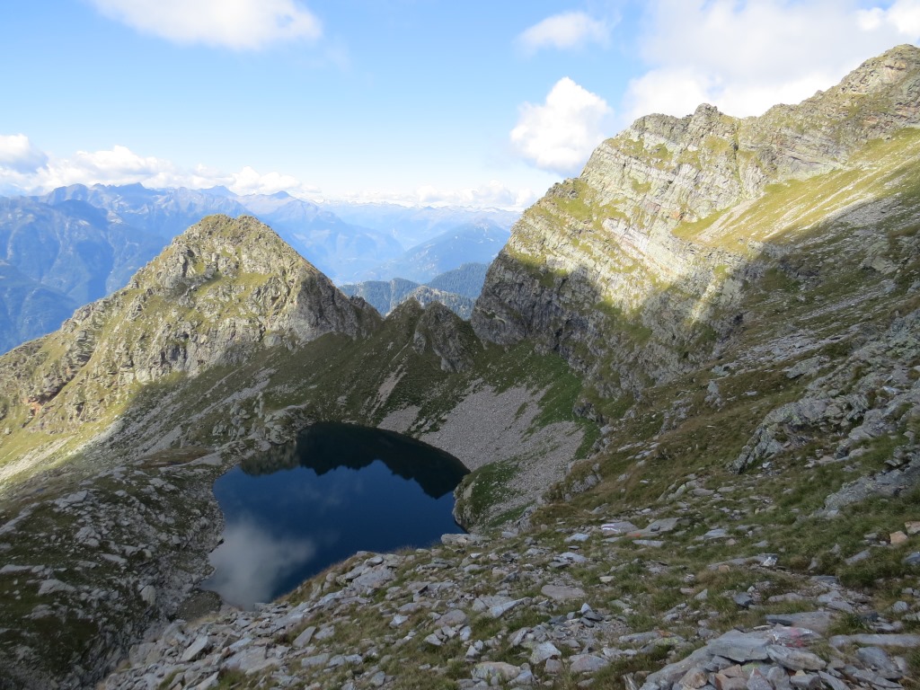 wir nähern uns langsam am Lago di Canee