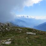 ein Steinmann zeigt uns den Weg Richtung 2362 m.ü.M.