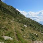 auf dem Weg zur Alp di Brogoldone