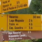 unsere heutige Wanderung wird uns auf den Lago di Mognola führen