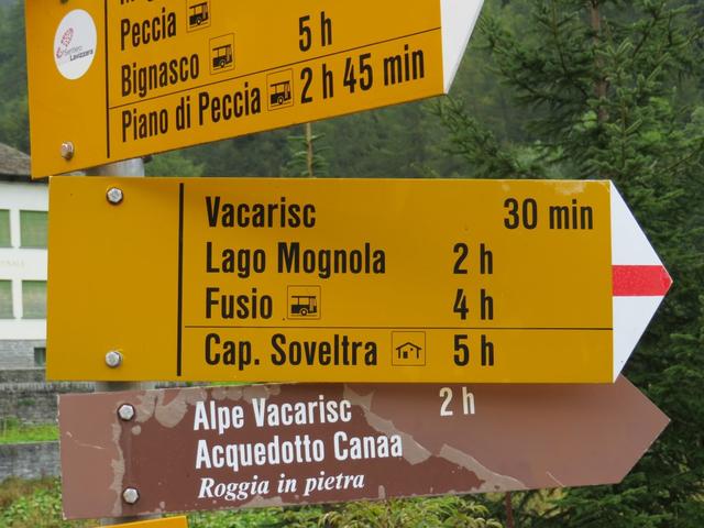 unsere heutige Wanderung wird uns auf den Lago di Mognola führen