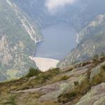 Blick zum Stausee Lago del Sambuco