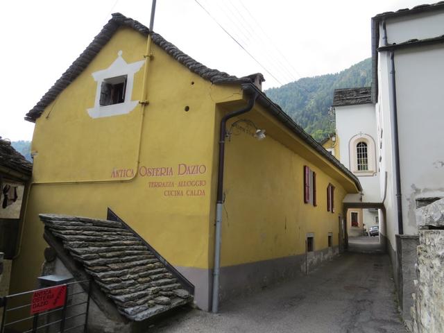 in der Osteria Dazio in Fusio haben wir schon einmal bei einer Wanderung übernachten