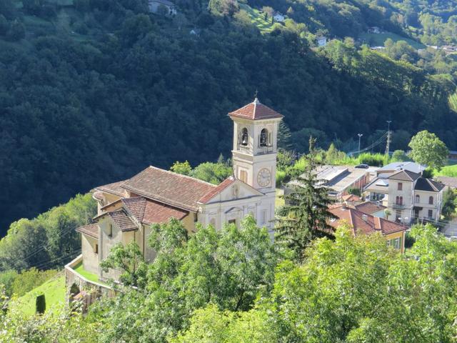 Blick auf Arogno