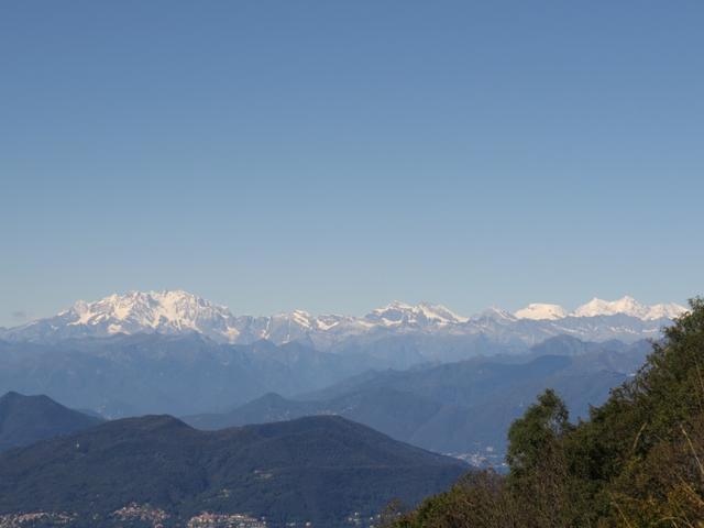 was für eine Aussicht! Monte Rosa Massiv, Alphubel, Täschhorn und Dom