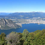 sehr schönes Breitbildfoto mit Blick auf den Luganersee