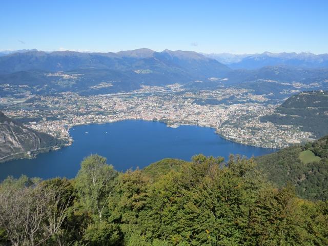 Blick auf Lugano