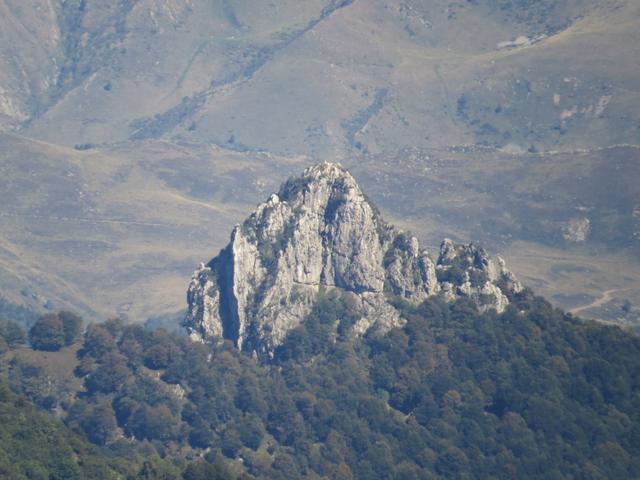 Blick auf die Denti della Vecchia. Dort oben waren wir auch schon