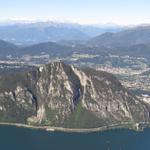 Blick auf den San Salvatore. Dort oben waren wir auch schon