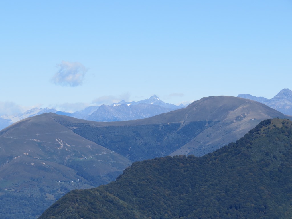 Blick zum Pizzo di Claro. Dort oben waren wir auch schon