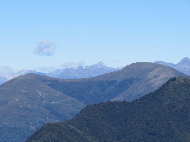 Blick zum Pizzo di Claro. Dort oben waren wir auch schon