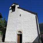das Oratorium Sant’Ambrogio steht im alten Ortskern des Dorfes