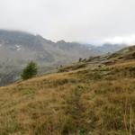 auf der Alp Legnei 2039 m.ü.M. Wir hoffen das das Wetter hält und es nicht zu regnen beginnt