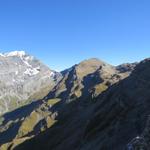 Blick zum Balmhorn, Gitzifurggu, Ferdenrothorn und Ferdenpass