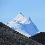 so schön das Weisshorn schaut hervor