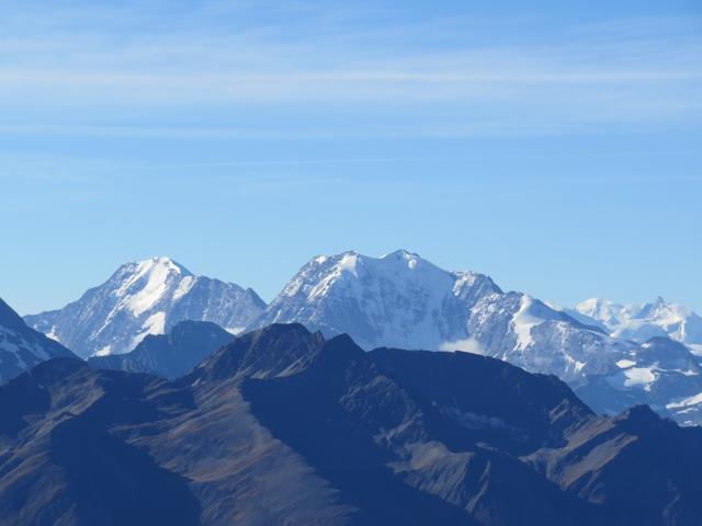 Blick zum Fletschhorn und Lagginhorn