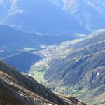 Blick ins Rhonetal und nach Fiesch