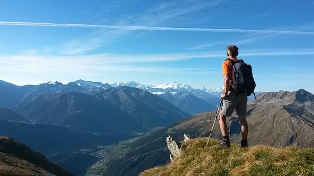 Franco ist von der Aussicht begeistert