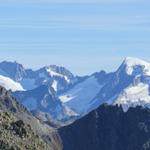 Blick Richtung Galenstock, Dammastock und der Rhonegletscher