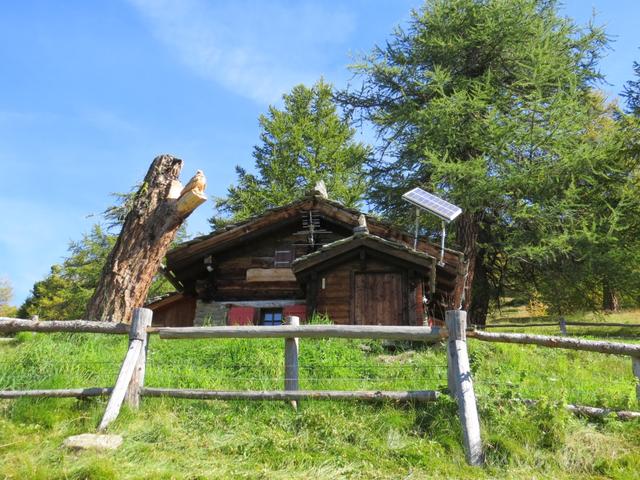 bei der schön gelegenen Alphütte auf Punkt 2145 m.ü.M.