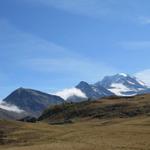 Blick Richtung Fletschhorn mit dem Senggchuppa