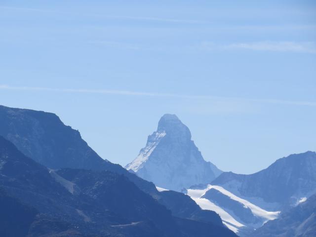 das Matterhorn schaut auch hervor