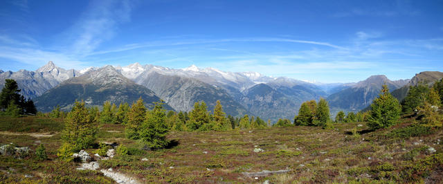 schönes Breitbildfoto bei Punkt 1856 m.ü.M. Wyssi Flüe