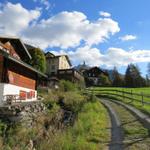 ... laufen wir Richtung Dorfzentrum von Langwies