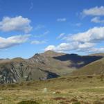 Blick zum Mattjisch Horn. Dort oben waren wir auch schon