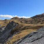 Blick auf die Alp Hinter Latschüel und Latschüelfurgga
