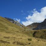 Blick von der Tiejer Alp zurück zur Schwifurgga