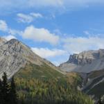 Blick hinauf zur Maienfelder Furgga. Dort werden wir morgen hinüberlaufen