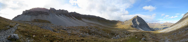 Breitbildfoto mit Blick auf Obersäss