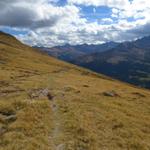 bei Punkt 2285 m.ü.M. der Blick ins Landwassertal wird immer schöner