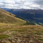 bei Punkt 2177 m.ü.M. die Wanderung ist einfach und ungefährlich. Zum Glück hält das Wetter