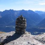 auf dem Gipfel des Piz Clünas 2793 m.ü.M.