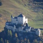 beim Berggasthaus auf Prui haben wir ein Bierchen genossen und auf das Schloss Tarasp geschaut