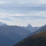 Blick Richtung Piz Ela, Tinzenhorn und Piz Mitgel