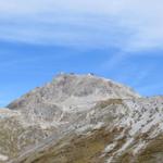 Blick hinauf zum Weissfluhjoch