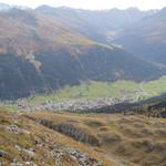 Tiefblick ins Landwassertal und nach Davos