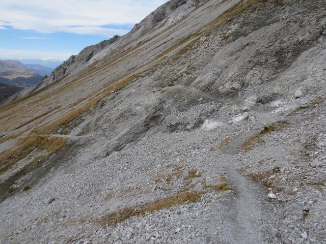 erreichen wir die einzige rutschige Stelle der ganzen Wanderung