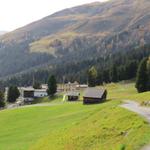 vor uns liegt die Schatzalp. Eine schöne Bergtour mit grossartiger Aussicht geht zu Ende