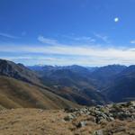 Blick ins Val Müstair mit dem Ortlermassiv