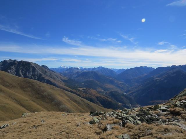 Blick ins Val Müstair mit dem Ortlermassiv