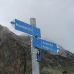 Bergwanderung Saas Fee - Britanniahütte - Heidenfriedhof 23.8.2014